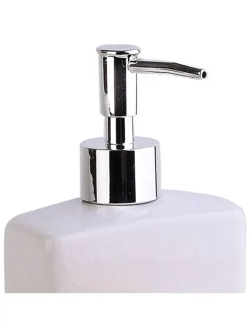 Дозатор для жидкого мыла керамика 380 мл - фото 4