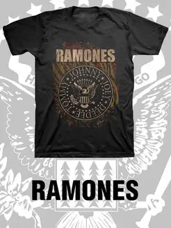 Футболка Ramones Rock Merch 154248318 купить за 955 ₽ в интернет-магазине Wildberries