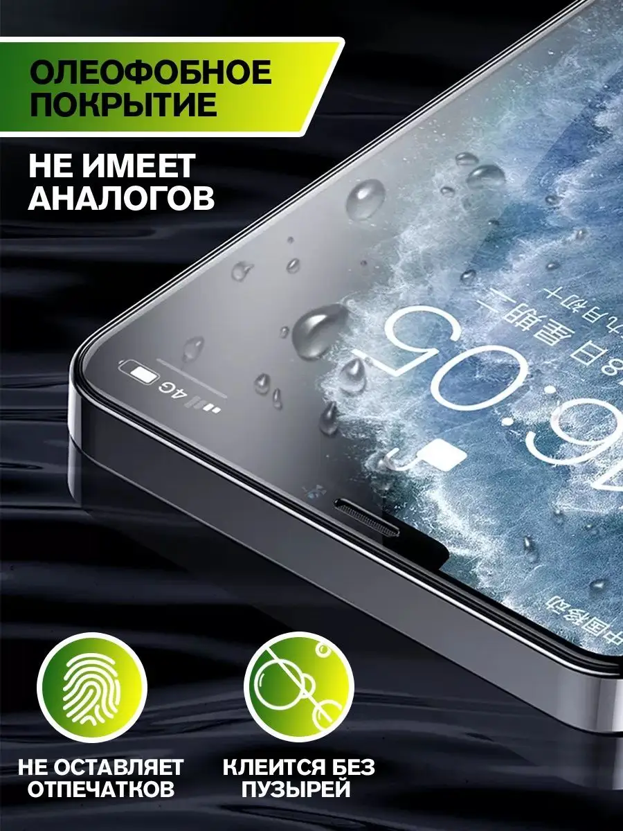 Защитное стекло на iPhone 12 Pro Max антишпион smartWOW 154334525 купить за  402 ₽ в интернет-магазине Wildberries