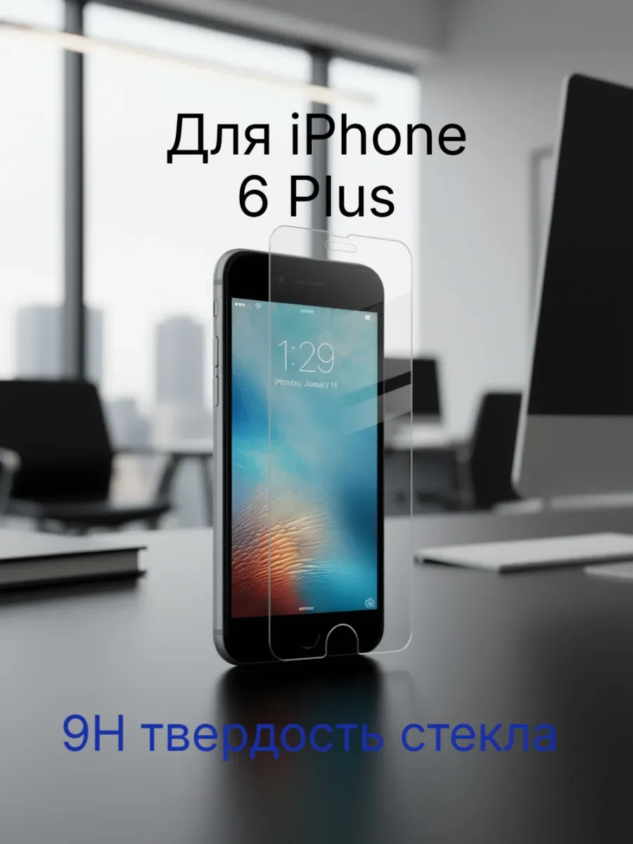 Защитное бронестекло Стандарт iPhone 6 Plus / 6S Plus