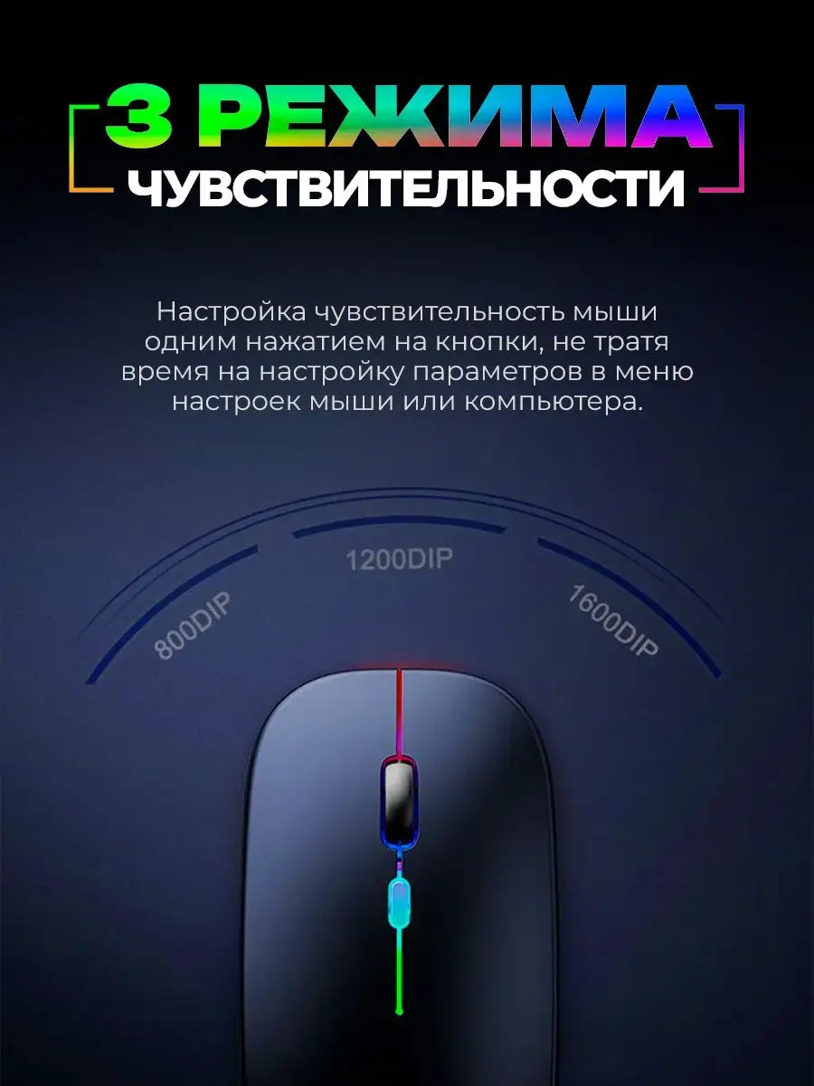 Мышка беспроводная для ноутбука с подсветкой 4-Electronics 154346915 купить  за 191 ₽ в интернет-магазине Wildberries