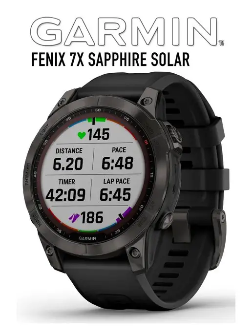 GARMIN Fenix 7X SAPPHIRE SOLAR спортивные смарт-часы