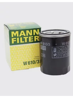 Фильтр масляный W610/3 Mitsubishi ASX Lancer Peugeot MANN-FILTER 154372467 купить за 834 ₽ в интернет-магазине Wildberries