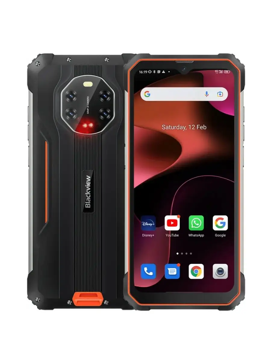 Защищенный смартфон BV8800, 8+128 Gb Blackview 154391796 купить за 19 870 ₽  в интернет-магазине Wildberries