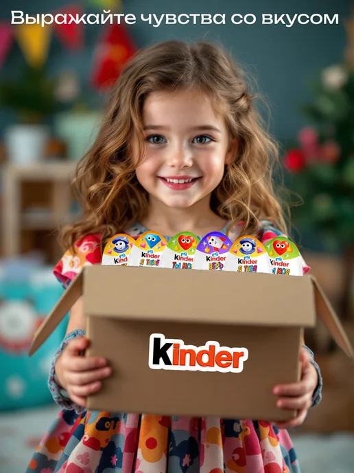 Kinder сюрприз шоколадные яйца Чувства 12 шт, 12 шт, фото 7