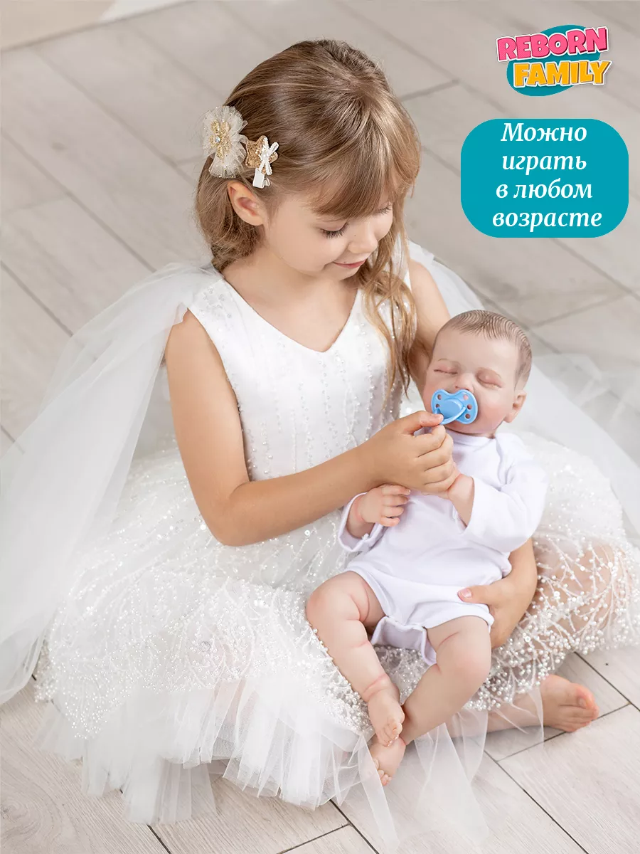 Reborn кукла пупс силиконовый RebornFamily 154495755 купить за 4 137 ₽ в  интернет-магазине Wildberries