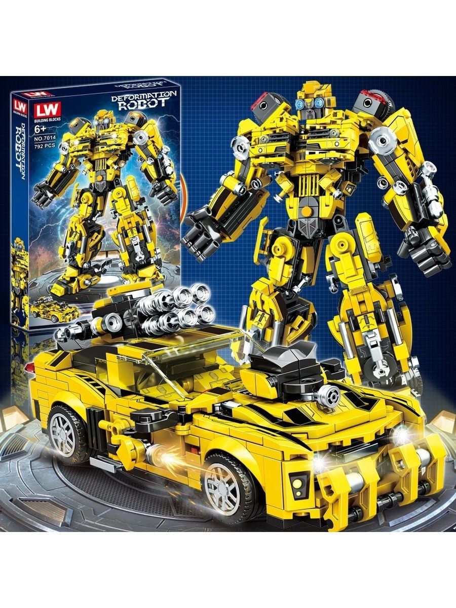 Конструктор Трансформеры Bumblebee Робот Грузовик Прайм 2 в1 LEGO 154508507  купить в интернет-магазине Wildberries