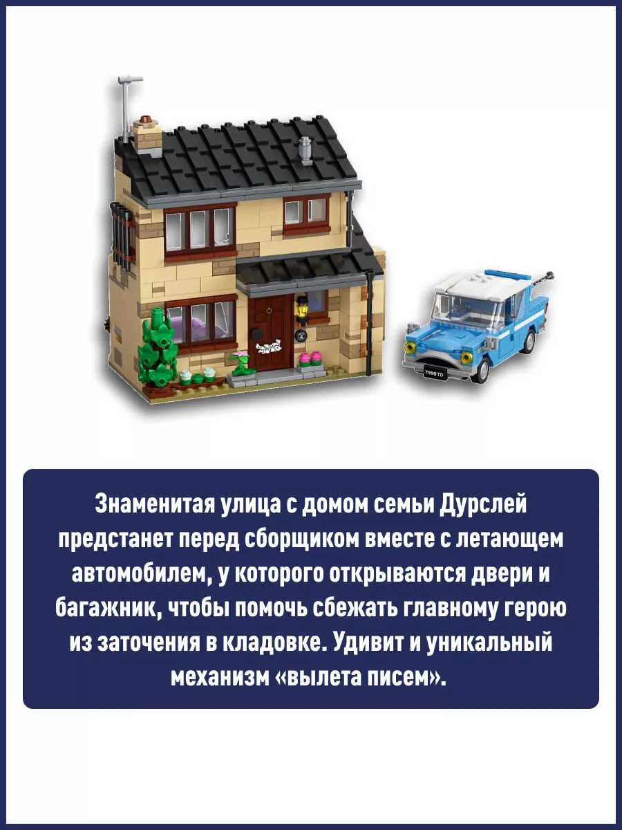 Конструктор Harry Potter Гарри Поттер Тисовая улица дом 4 LEGO 154509868  купить за 2 373 ₽ в интернет-магазине Wildberries