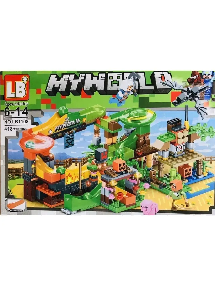 Конструктор My World мир Minecraft Майнкрафт Битва фигурки LEGO 154509967  купить за 1 336 ₽ в интернет-магазине Wildberries