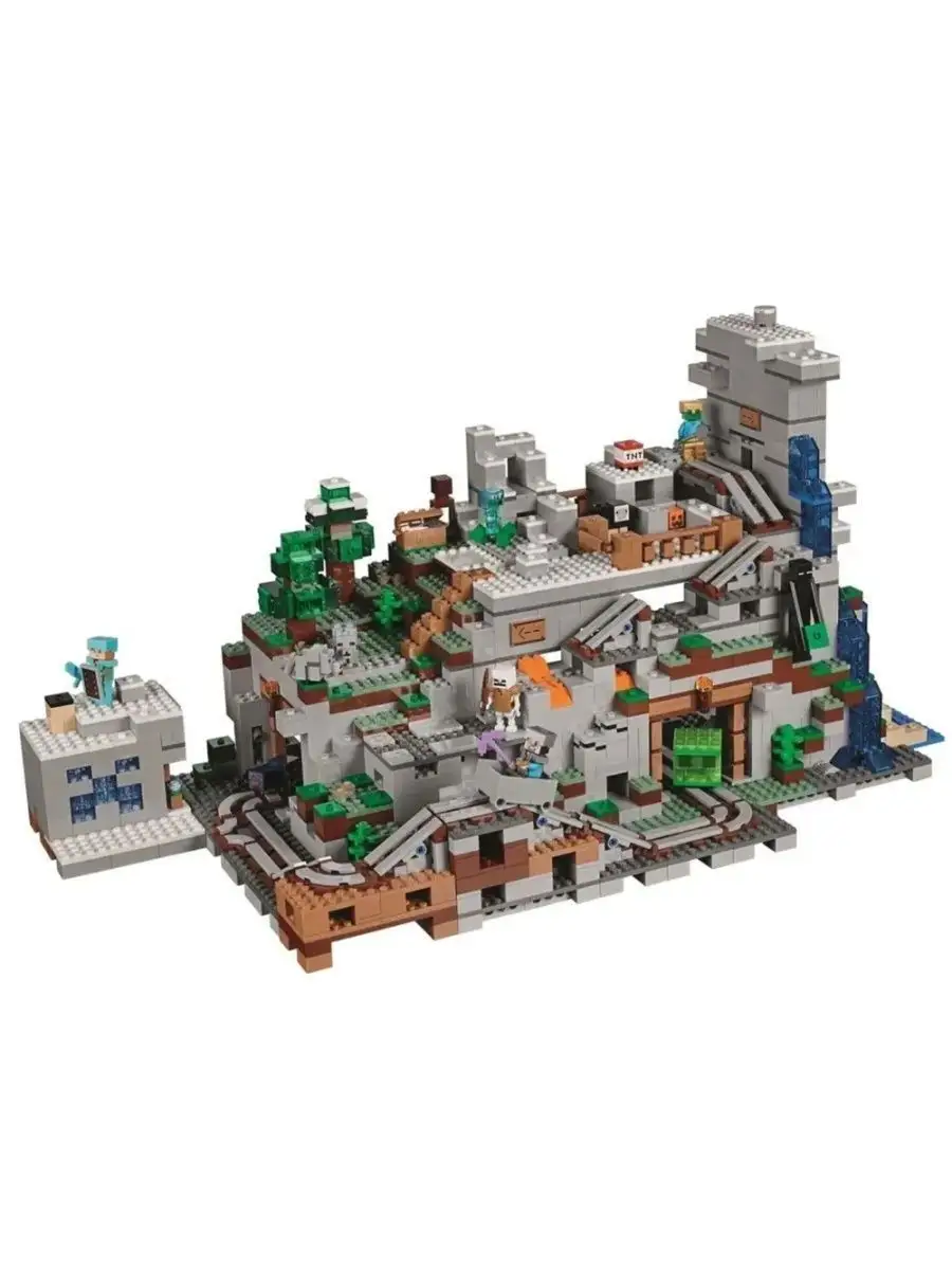 Lego minecraft cave sale