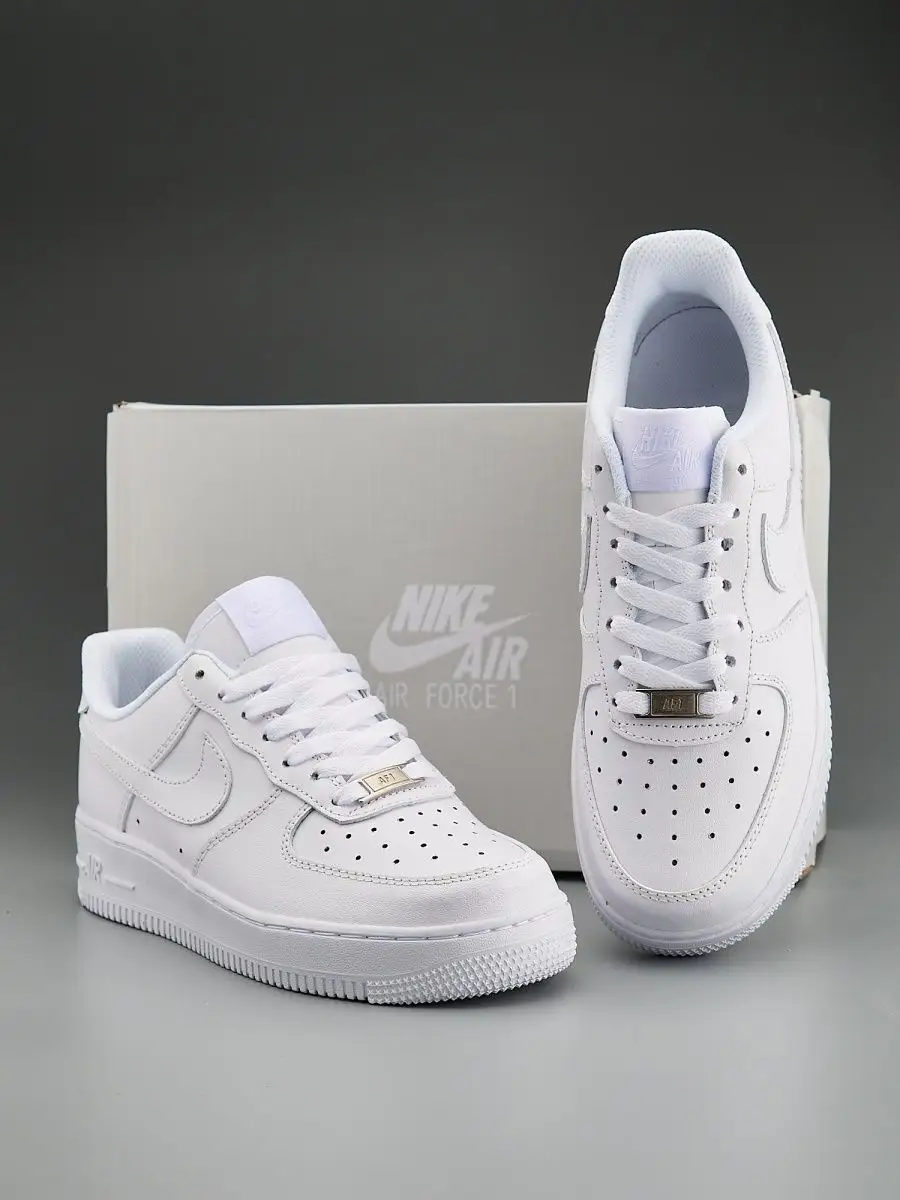 Air force 1 sales all white low top