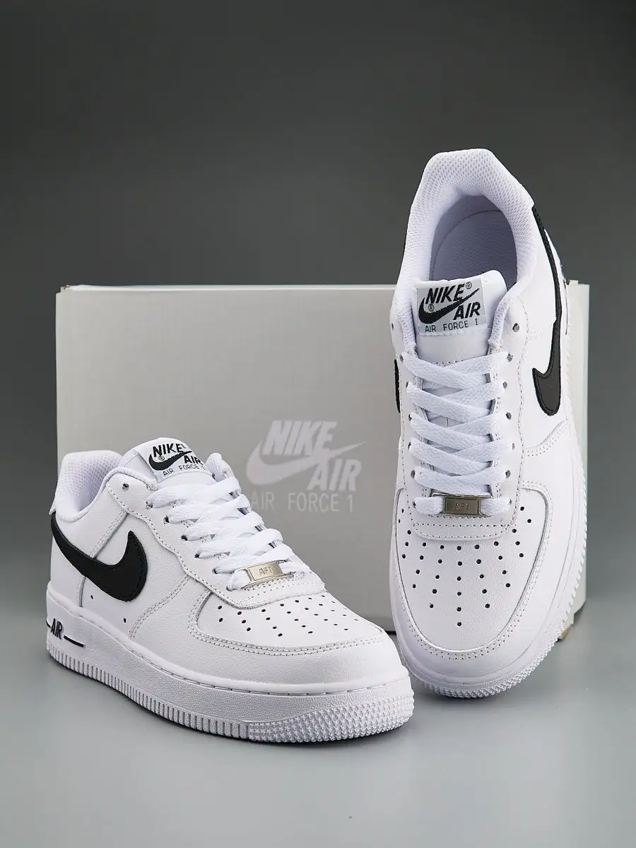 Nike air force one 2024 blanche et noir femme