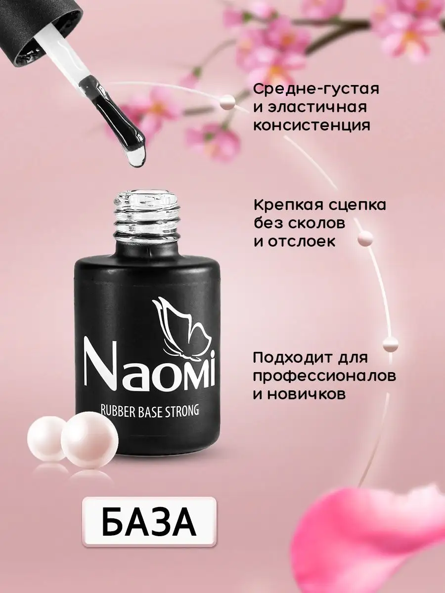 Набор база и топ для ногтей NaomiProf 154524753 купить в интернет-магазине  Wildberries