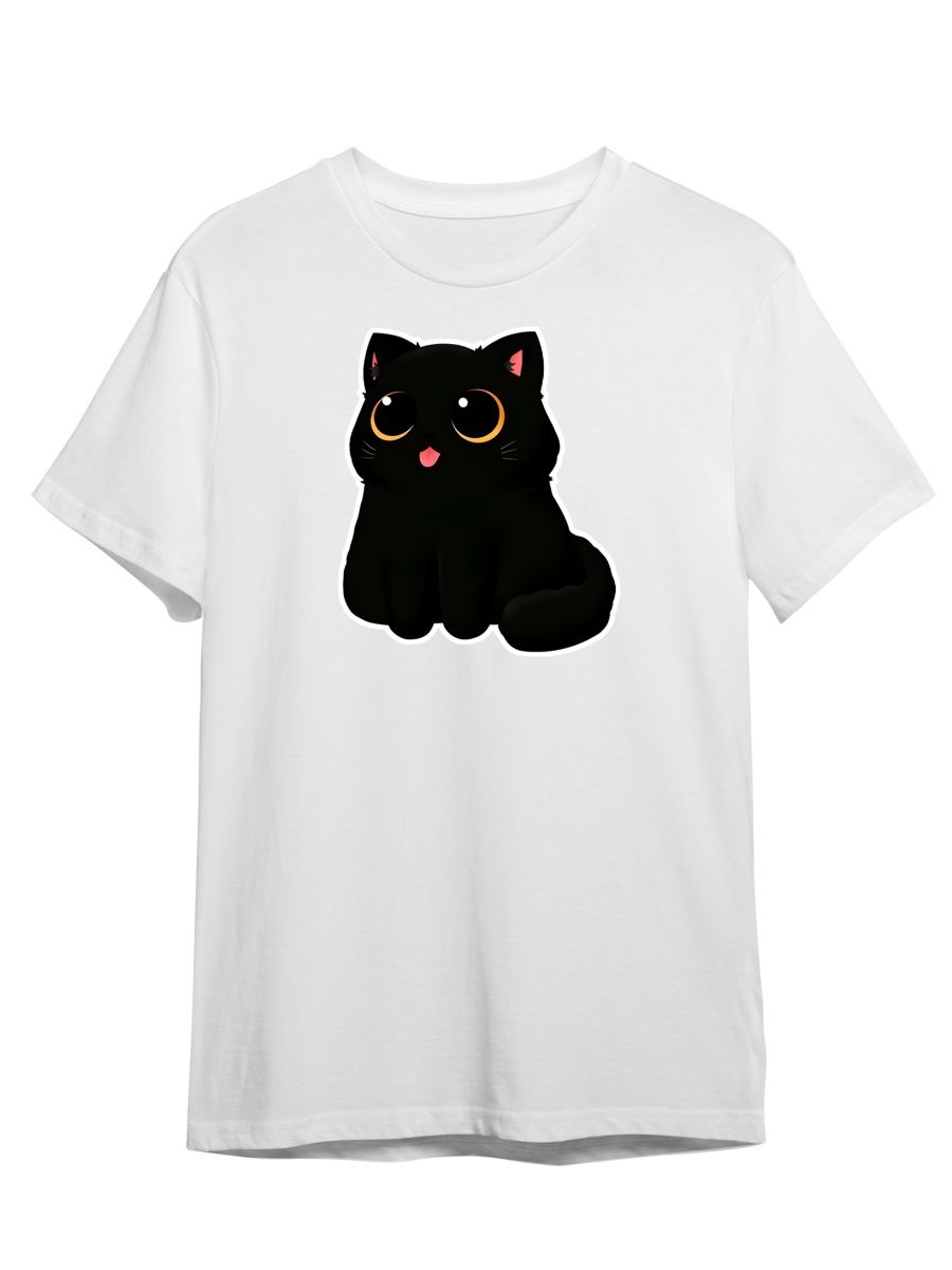 Футболка с милым котиком. Черные футболки с животными. Милые принты животные на футболку. Майка animal.
