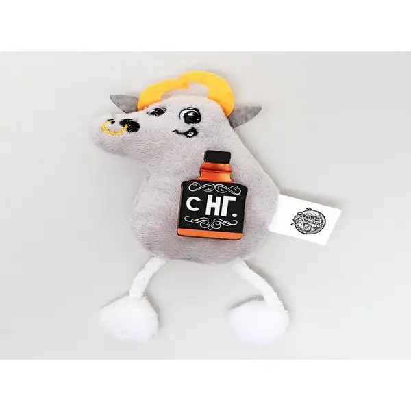 Мягкая игрушка-магнит "Очаровательные бычки"