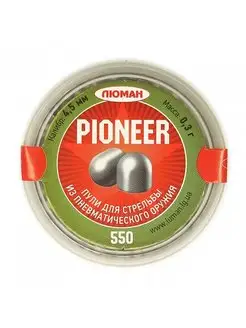 Пули Pioneer 4,5мм 0,3г (550шт) Люман 154586365 купить за 318 ₽ в интернет-магазине Wildberries