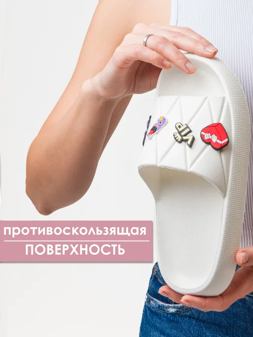 BEST Шлепки женские тапочки резиновые, вариант, фото 4