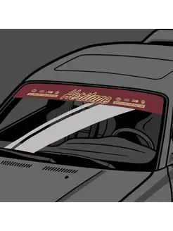 Наклейка на лобовое стекло Heritage, JDM лобаш Resource Stickers 154624404 купить за 998 ₽ в интернет-магазине Wildberries