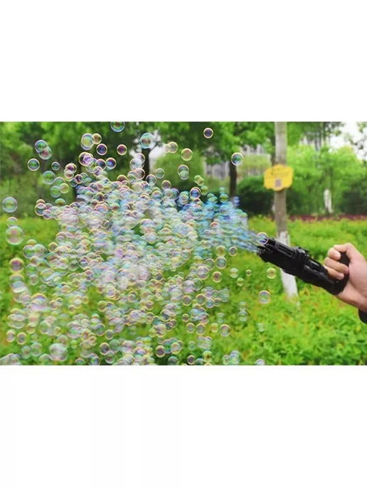 PLAMPY Генератор мыльных пузырей 2 штуки, черный, фото 5