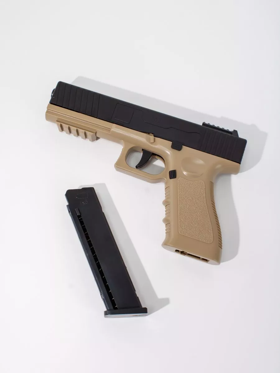 Автоматический пистолет с пульками. Glock AutoGun 154649331 купить за 926 ₽  в интернет-магазине Wildberries