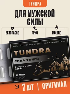 Тундра - капсулы для мужской силы, набор 7шт TUNDRA 154649472 купить за 727 ₽ в интернет-магазине Wildberries