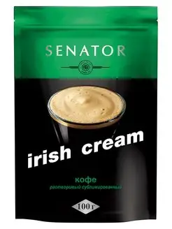 Кофе сублимированный Irish creamo 100 г. SENATOR 154706704 купить за 126 ₽ в интернет-магазине Wildberries