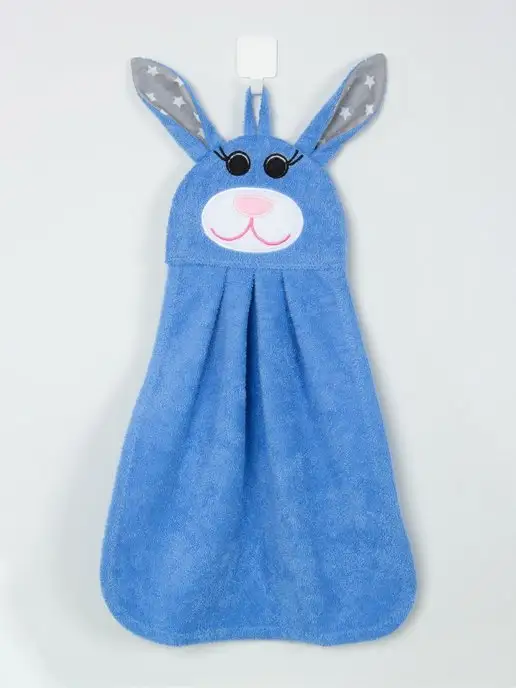 Fluffy Bunny Мини-полотенце "Заяц", синий