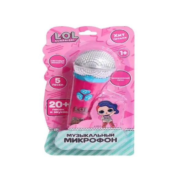 Музыкальный микрофон "ЛОЛ"