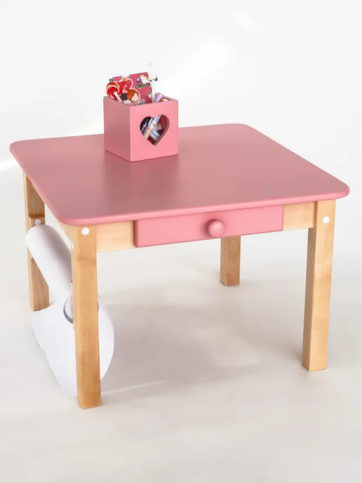 SIMBA LAND детская мебель Детский стол и стул растущий от года Forest Pink, розовый, фото 5