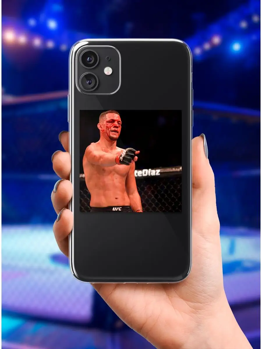 Чехол на iPhone 11 c принтом UFC, ЮФС QEIS 154799080 купить за 273 ₽ в  интернет-магазине Wildberries