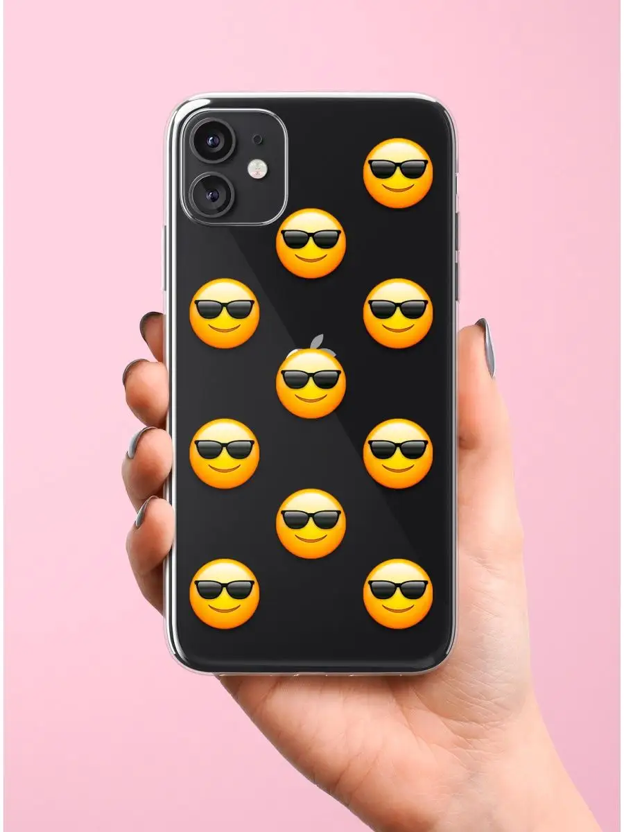 Чехол на iPhone 11 Emoji, Эмоджи, Смайлики QEIS 154803583 купить в интернет- магазине Wildberries