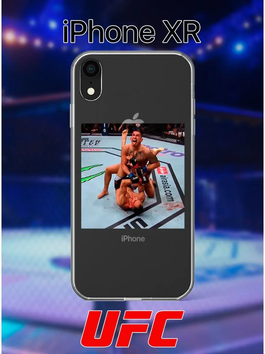 Чехол на iPhone XR c принтом UFC, ЮФС QEIS 154821738 купить за 292 ₽ в  интернет-магазине Wildberries