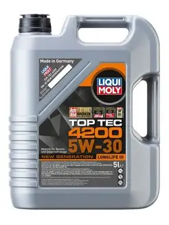 Масло моторное TOP TEC 4200 5W30 5л Liqui Moly 154854617 купить за 7 186 ₽ в интернет-магазине Wildberries