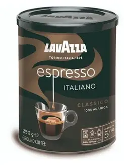 Кофе молотый ж б Лавацца Espresso 250гр Lavazza 154947451 купить за 717 ₽ в интернет-магазине Wildberries