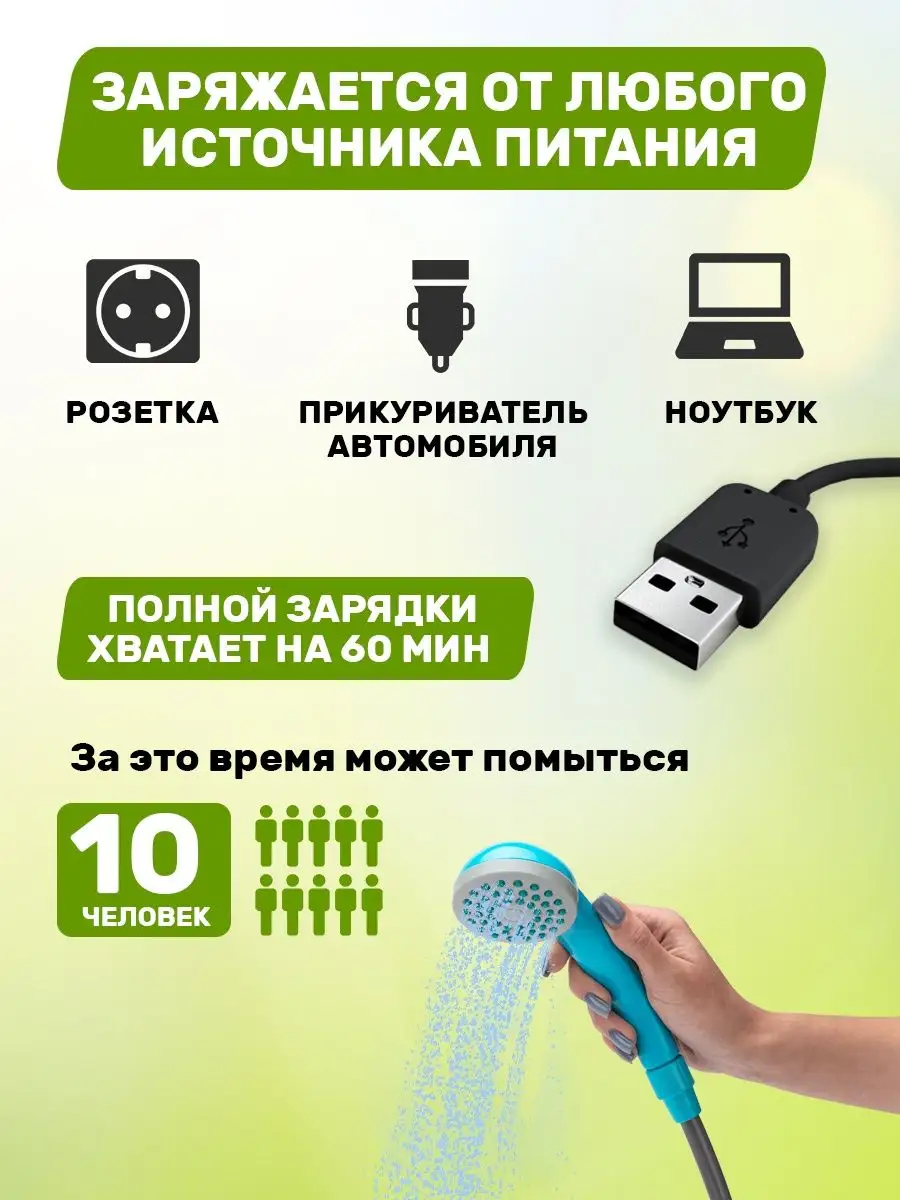 Летний душ походный для дачи Rexant 154969076 купить за 2 664 ₽ в  интернет-магазине Wildberries