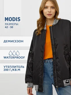 Бомбер оверсайз Modis 154974877 купить за 1 673 ₽ в интернет-магазине Wildberries