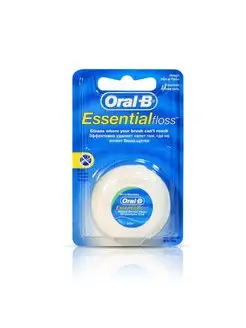 Зубная нить Essential Floss вощеная Мята, 50 м. Oral-B 155179036 купить за 326 ₽ в интернет-магазине Wildberries