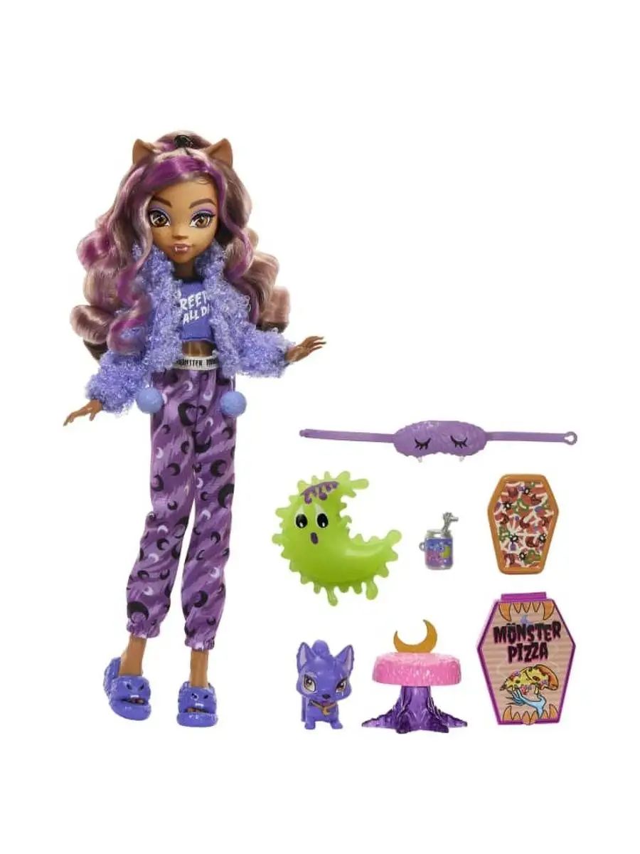 Кукла Monster High Фрэнки Штейн пижамная вечеринка Монстр Хай Frankie Stein Creepover Party