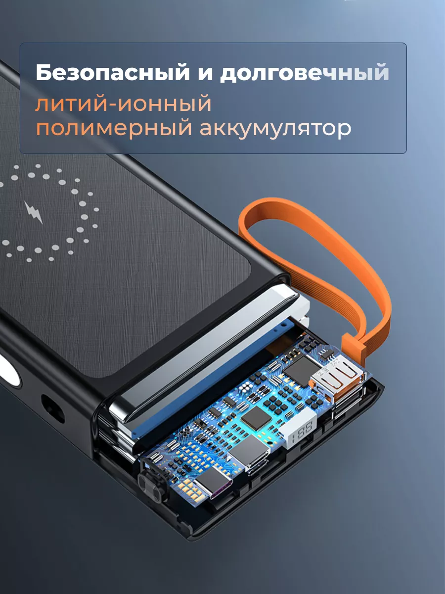 Повербанк для телефона с быстрой зарядкой AMPortable 155183507 купить за  901 ₽ в интернет-магазине Wildberries