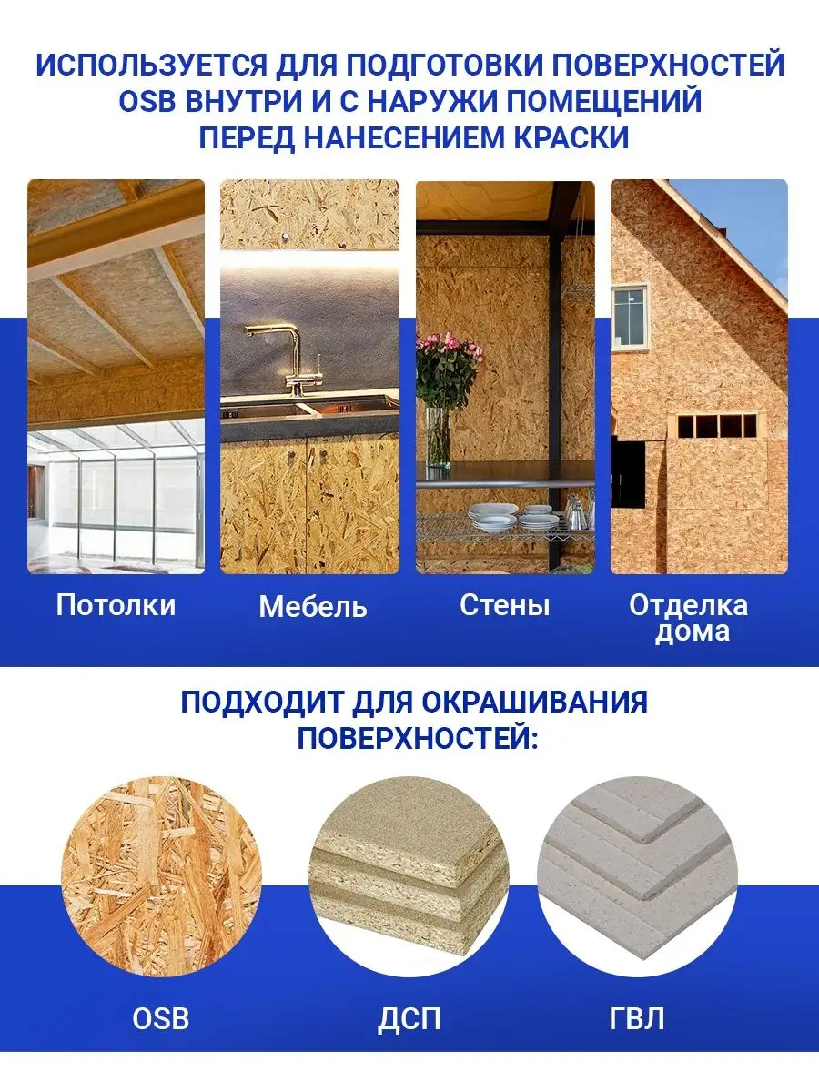 Супербелая акриловая краска для OSB плит 3 кг MASTERFARBE 155184374 купить  за 1 148 ₽ в интернет-магазине Wildberries