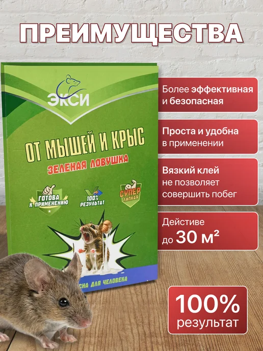 Экси Мышеловка для мышей клеевая ловушка от крыс, от крыс, фото 3