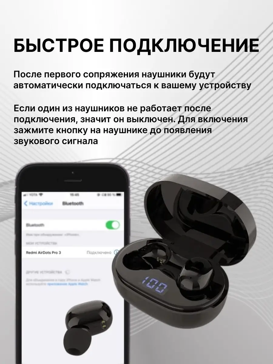 Беспроводные наушники Redmi Airdots Pro 3 Xiaomi 155230965 купить в  интернет-магазине Wildberries