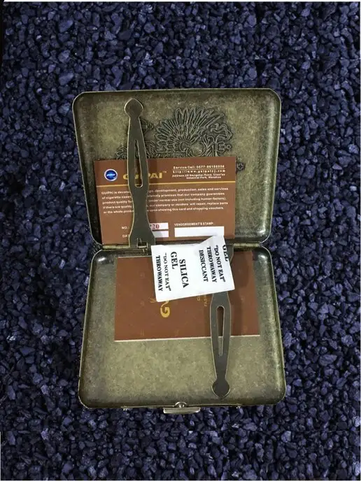 L&M Shop Металлический портсигар для сигарет в подарочной коробке, желтый, фото 8