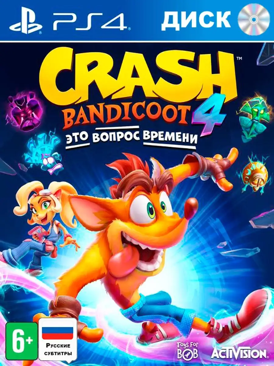 Игра Crash Bandicoot 4 Это Вопрос Времени (RUS SUB) PS4 LvLupShop 155243746  купить за 2 519 ₽ в интернет-магазине Wildberries