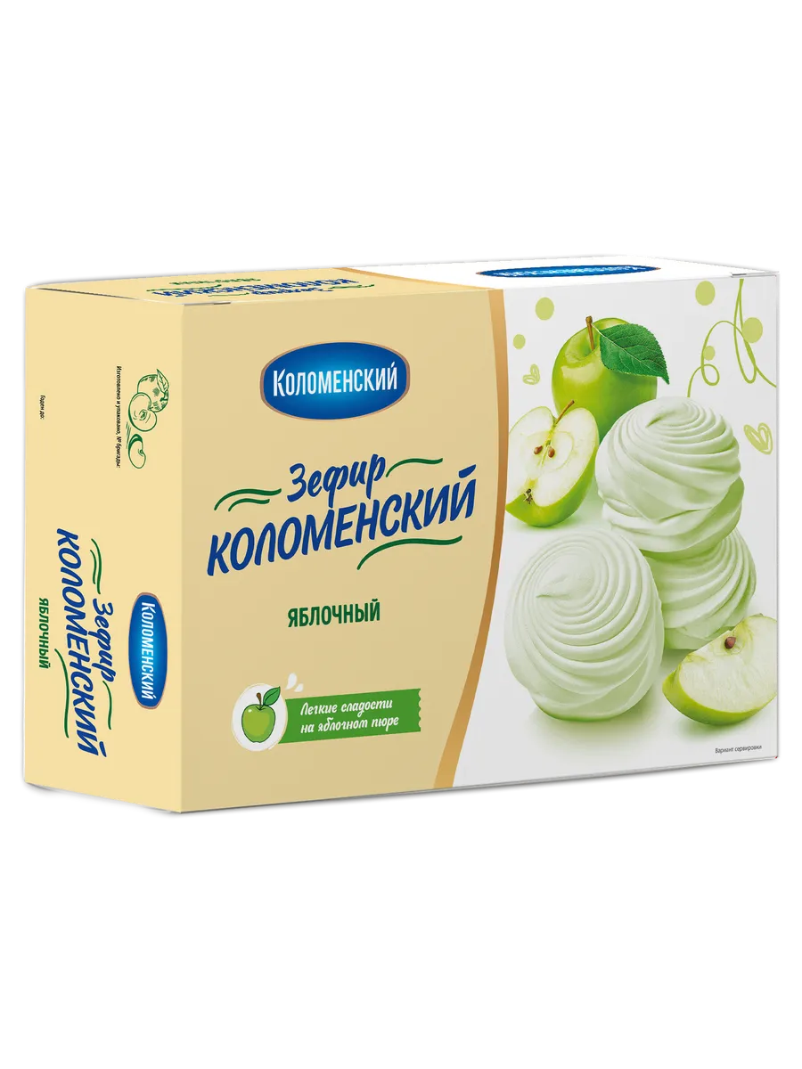 Зефир со вкусом яблока 250 гр. Коломенское 155246488 купить за 125 ₽ в  интернет-магазине Wildberries