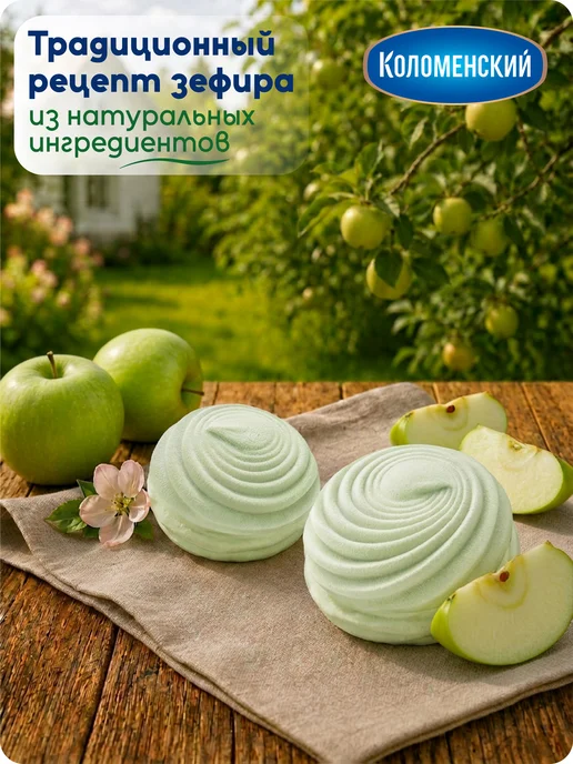 Коломенское Зефир со вкусом яблока, 250 г, 250 г, фото 4
