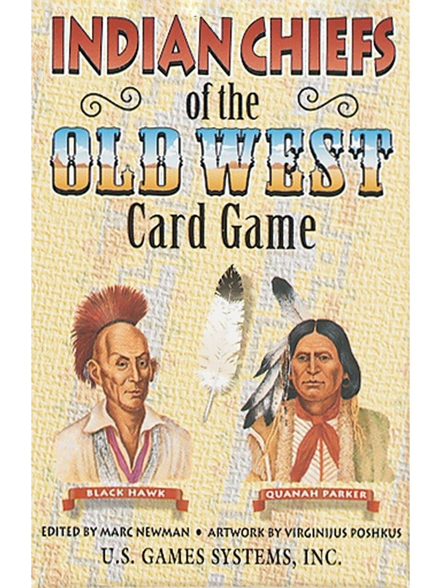 Us games systems. Карты "indian Chiefs of the old West game playing Cards". Indian Card.