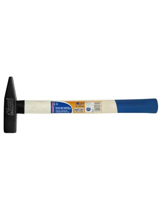 KRAFT Молоток 0,4 кг ручка деревянная, 0,4 кг, фото 2