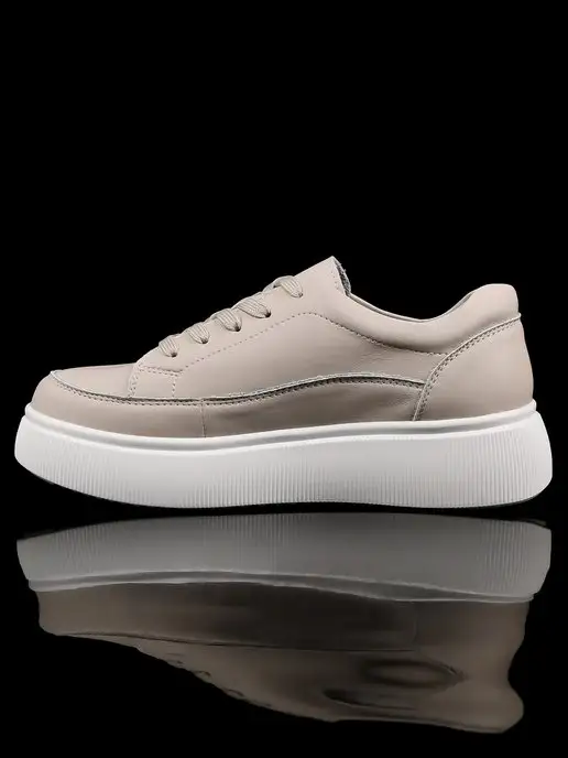 Geronea Shoes кеды на подошве, бежевый, фото 6