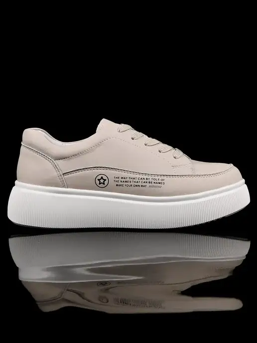 Geronea Shoes кеды на подошве, бежевый, фото 8